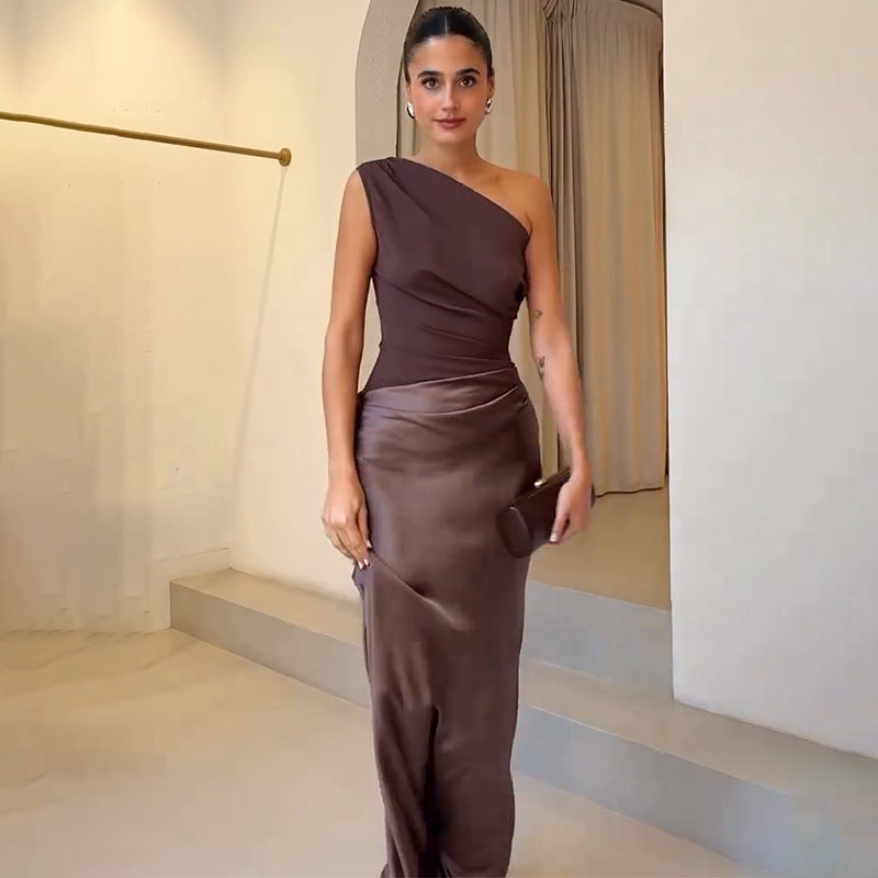 Maya | One-Shoulder Evening Dress for Women