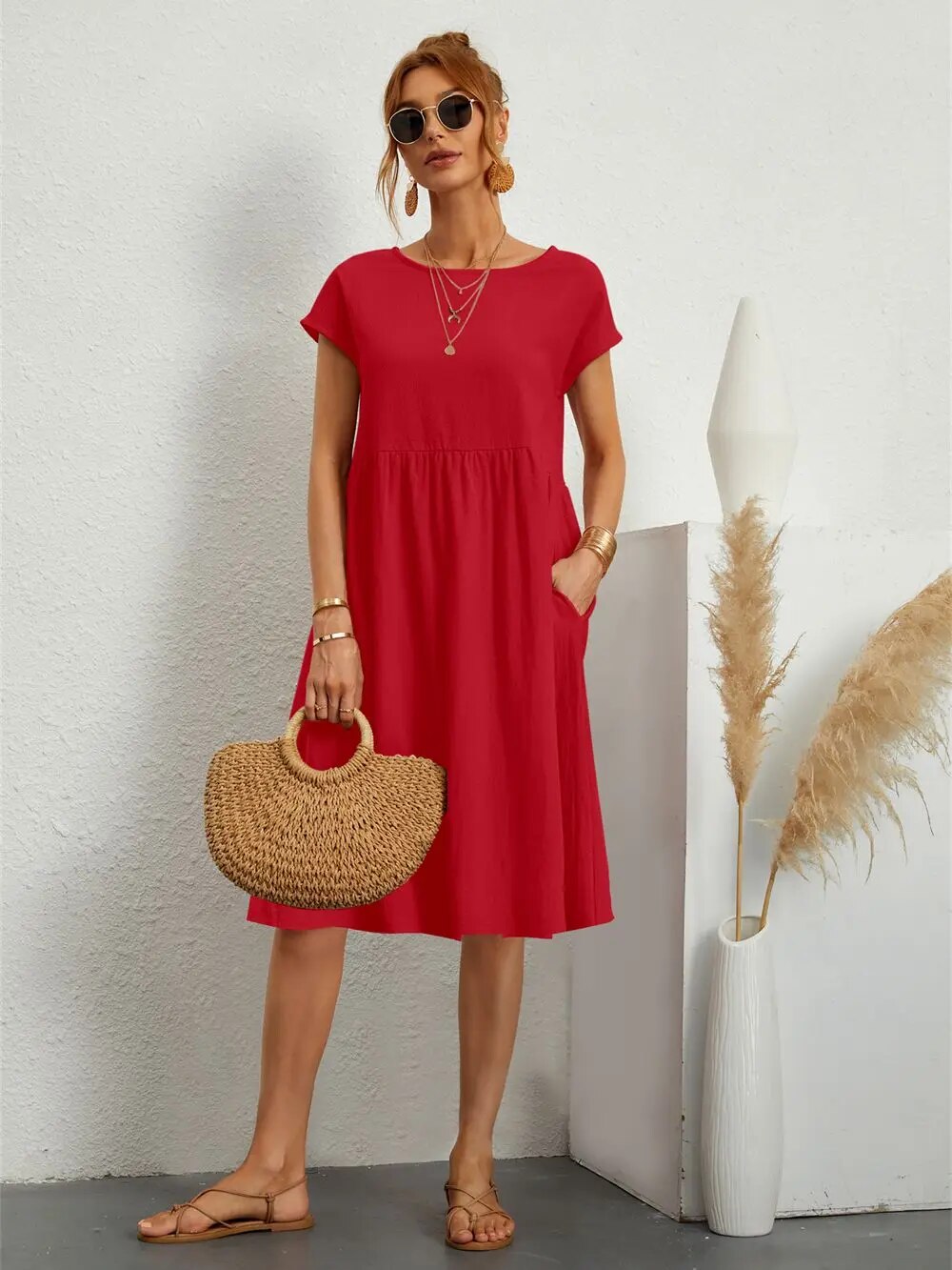 Contemporary Women's Dress for Everyday Wear – Stylish Comfortable Out – Ellese & Co