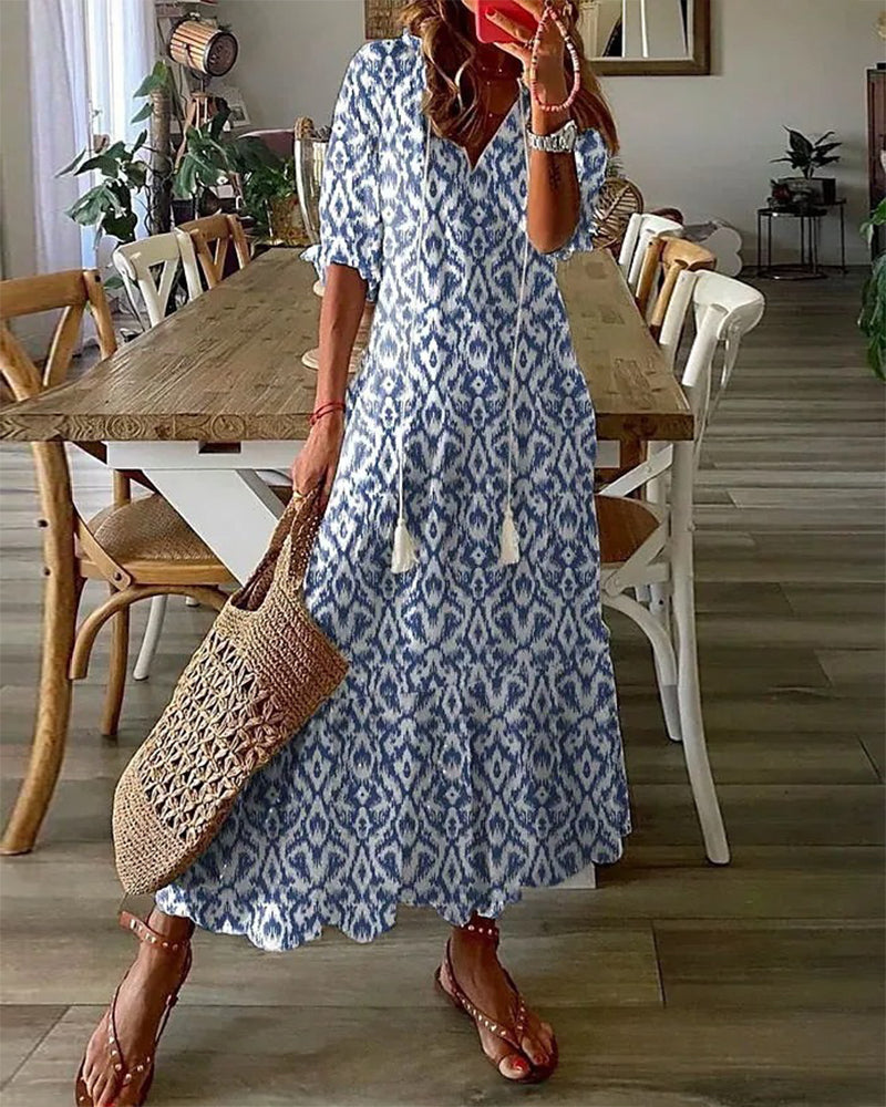 Women’s Maxi Dress for Everyday Elegance – Comfortable Long Dress for Casual Wear, Holidays and Special Occasions