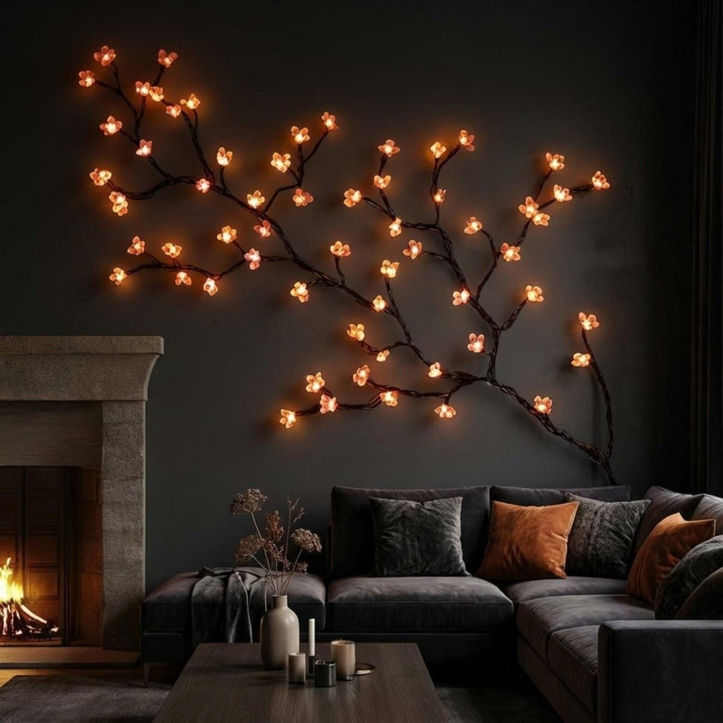 LED Lighted Decorative Branch Wall Art