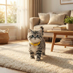 Interactive Grey Tabby Robot Kitten – Realistic Walking and Meowing Electronic Pet Toy