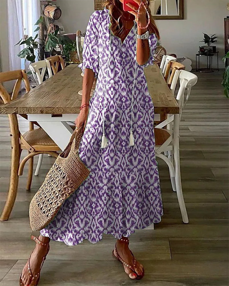 Women’s Maxi Dress for Everyday Elegance – Comfortable Long Dress for Casual Wear, Holidays and Special Occasions
