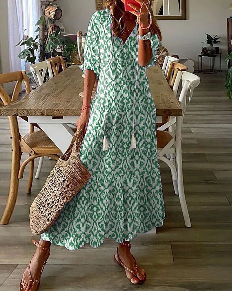 Women’s Maxi Dress for Everyday Elegance – Comfortable Long Dress for Casual Wear, Holidays and Special Occasions