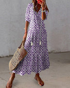 Women’s Maxi Dress for Everyday Elegance – Comfortable Long Dress for Casual Wear, Holidays and Special Occasions