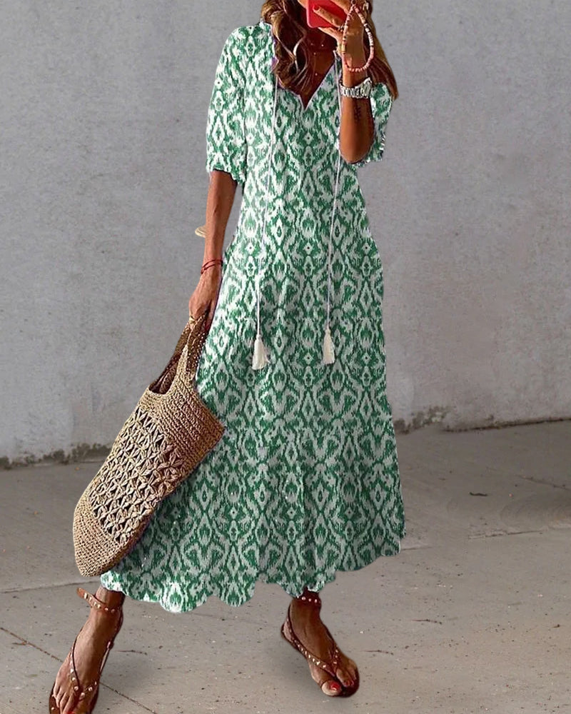 Women’s Maxi Dress for Everyday Elegance – Comfortable Long Dress for Casual Wear, Holidays and Special Occasions