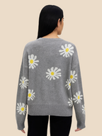 Indiana Women's Daisy Print Cardigan
