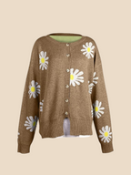 Indiana Women's Daisy Print Cardigan