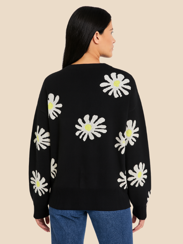 Indiana Women's Daisy Print Cardigan