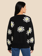 Indiana Women's Daisy Print Cardigan