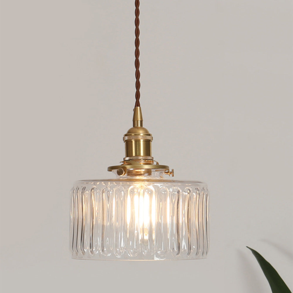 Vintage Crystal Pendant Light for Home Decor – Elegant Hanging Ceiling Lamp for Living Room, Dining Area and Hallway