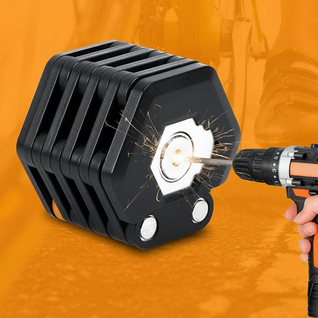 Foldable Bike Lock – Compact, Lightweight & High-Security Anti-Theft Design | Durable Alloy Steel with Keys, Holder & Storage Box