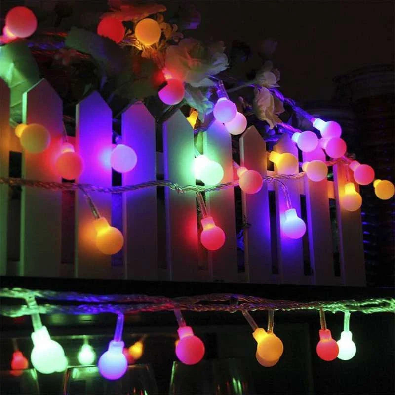 Solar-Powered Outdoor Fairy Lights for Garden Decor – Energy-Efficient String Lights for Patio, Balcony and Outdoor Ambience