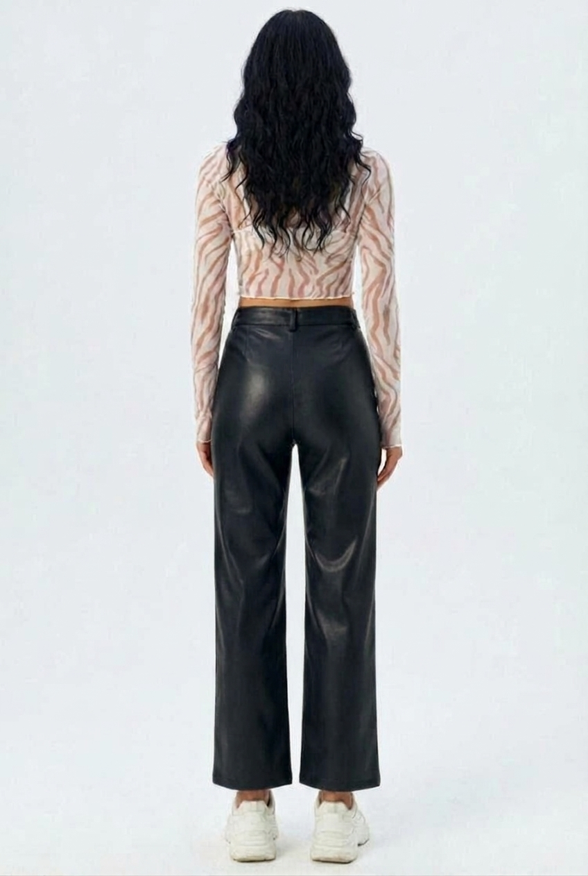 Noctra Faux Leather Pants