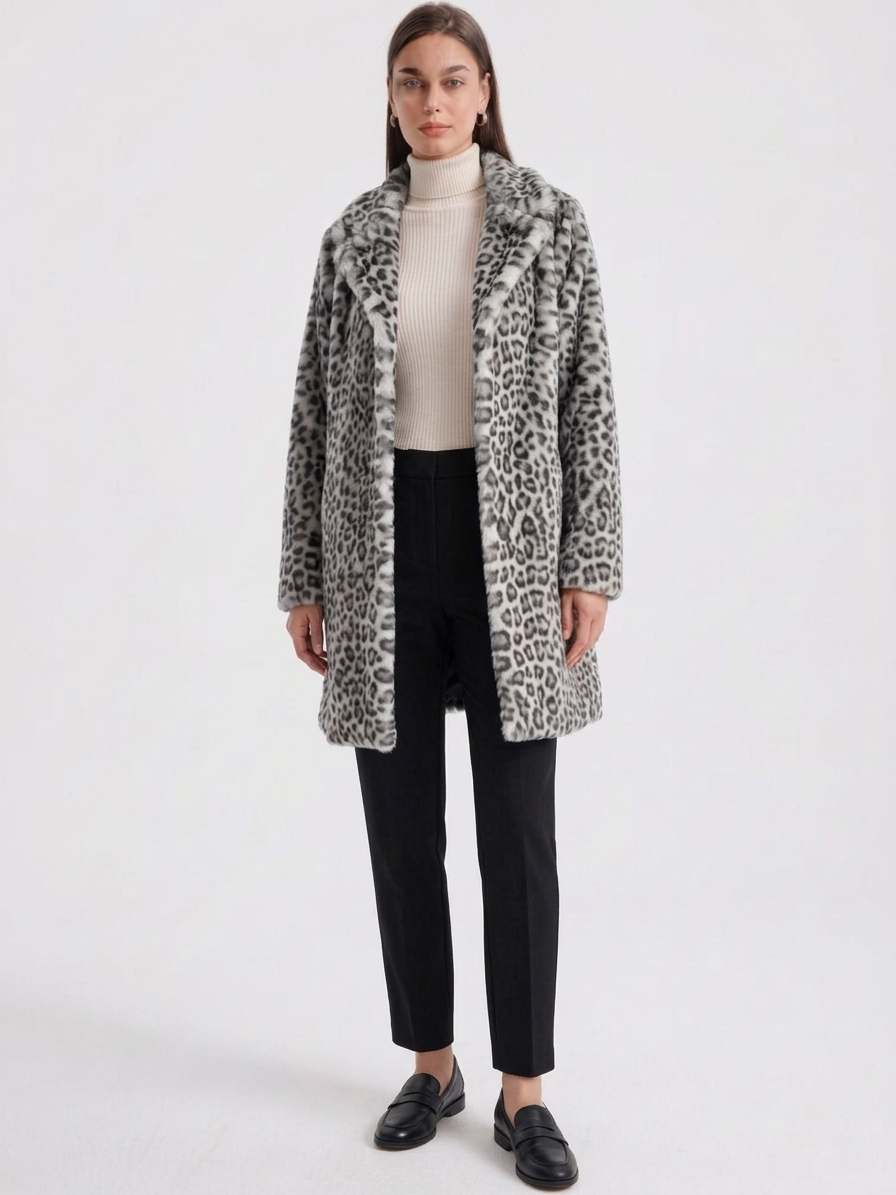 Leopard Print Aria Coat