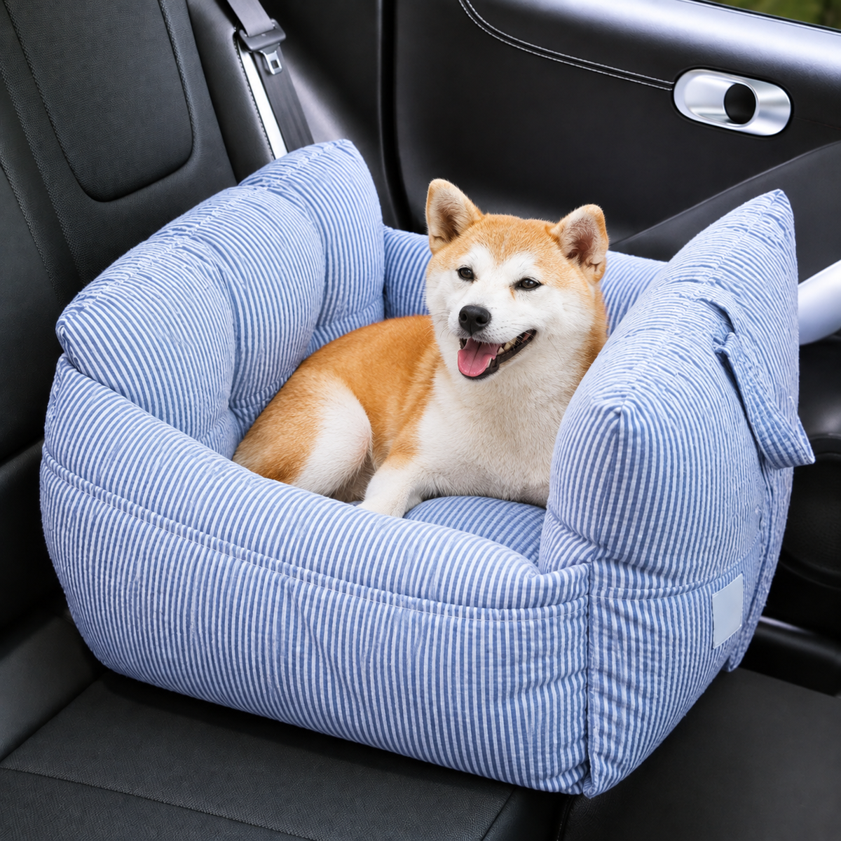 Dog Car Bed for Safe Travel – Comfortable Pet Car Seat for Back Seat Rides and Everyday Trips
