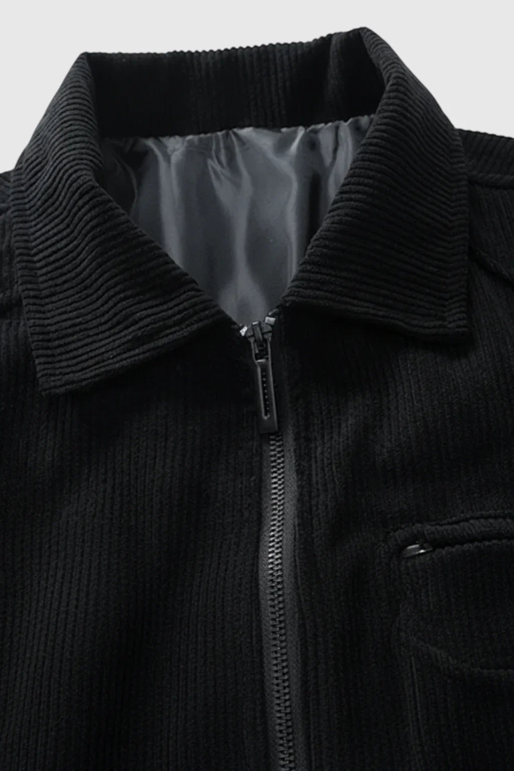 Jack – Black Corduroy Jacket for Men