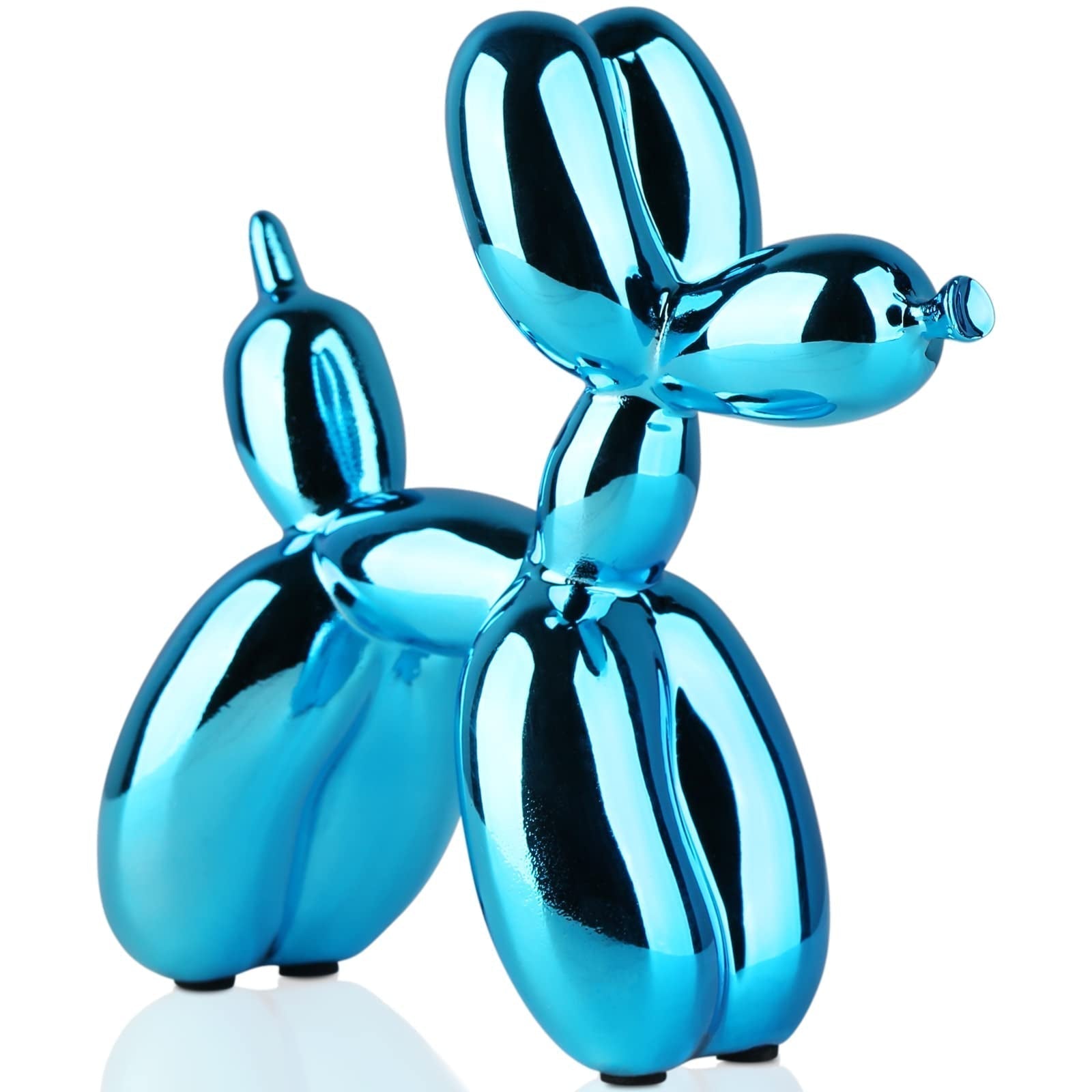 Balloon Dog Art Sculpture for Modern Home Decor – Playful Decorative Figurine for Living Room, Office and Shelves