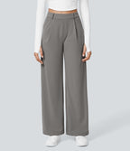 Chic High-Waisted Trousers for Women – Elegant Pants for Work, Office Style and Everyday Outfits