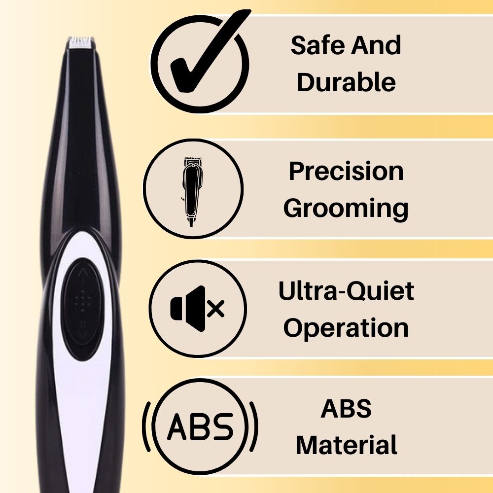 Silent Precision Pet Trimmer for Grooming – Quiet Hair Cutting Tool for Dogs and Cats at Home