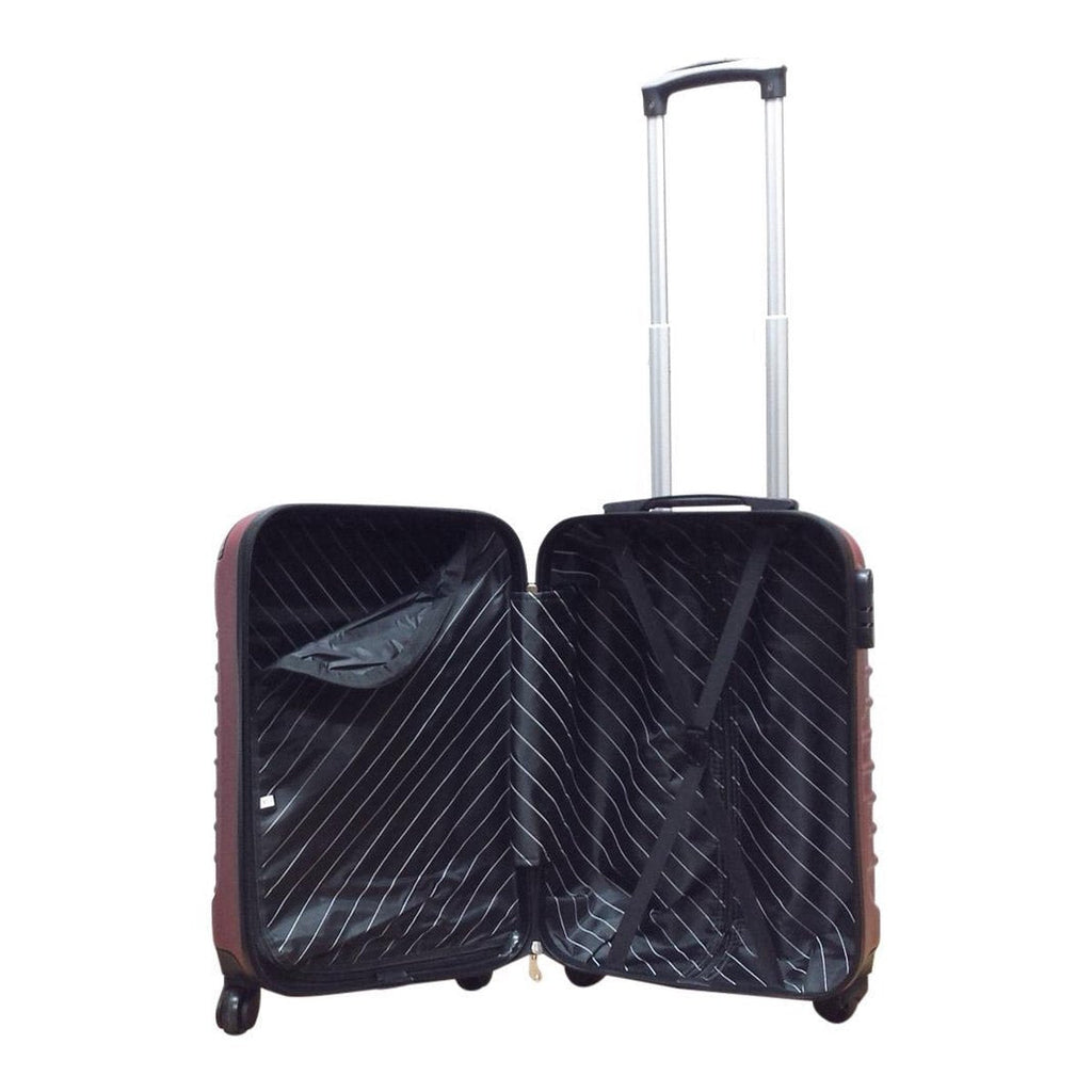 2-Piece Hardshell Suitcase Set – Airline-Friendly Spinner Luggage for Trips -  Siena Red