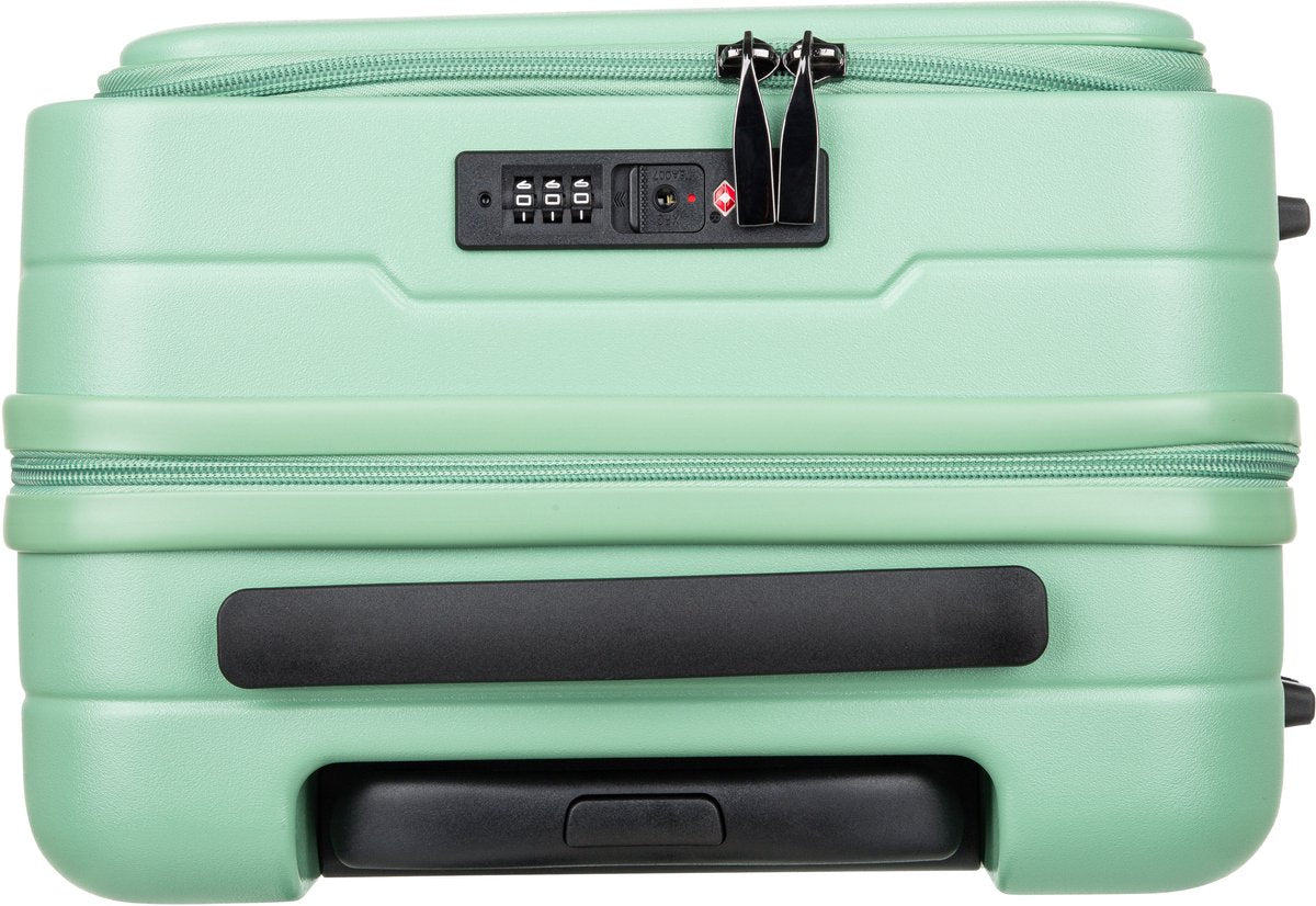 2-Piece Hard Shell Luggage Set with Laptop Compartment – Lightweight Travel Suitcases with Spinner Wheels for Business and Holidays