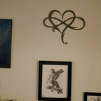 Infinite Heart Iron Wall Art - Timeless Love Design