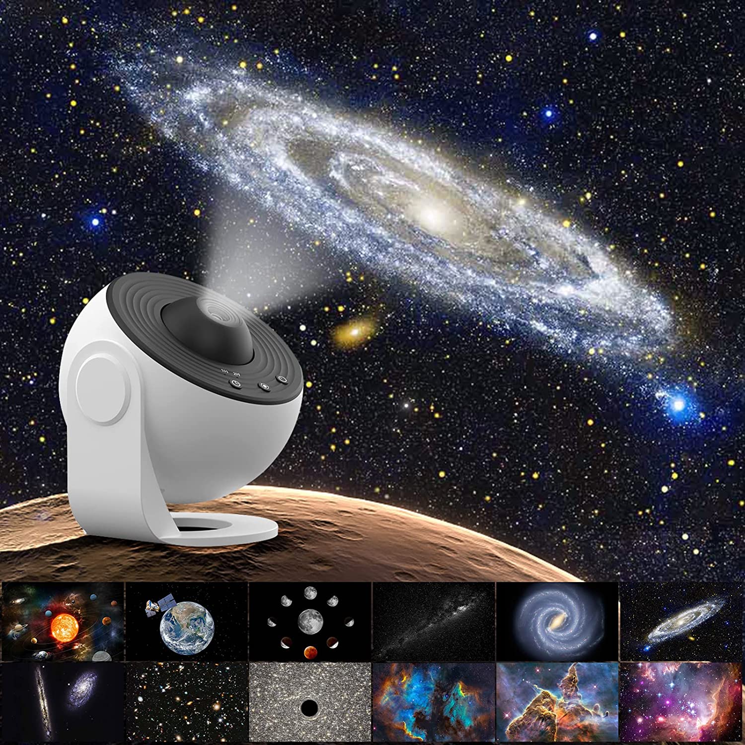 13-in-1 Planetarium Projector with Starry Effects - Transform Your Room into a Cosmic Wonderland