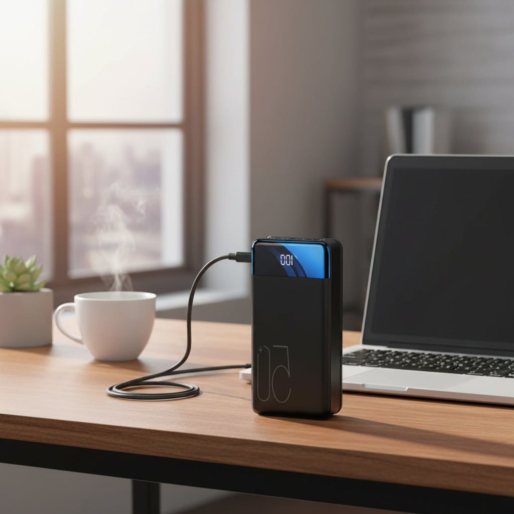 Ultra-High Capacity Portable Power Bank – Extended Backup Power for Phones, Tablets & Laptops