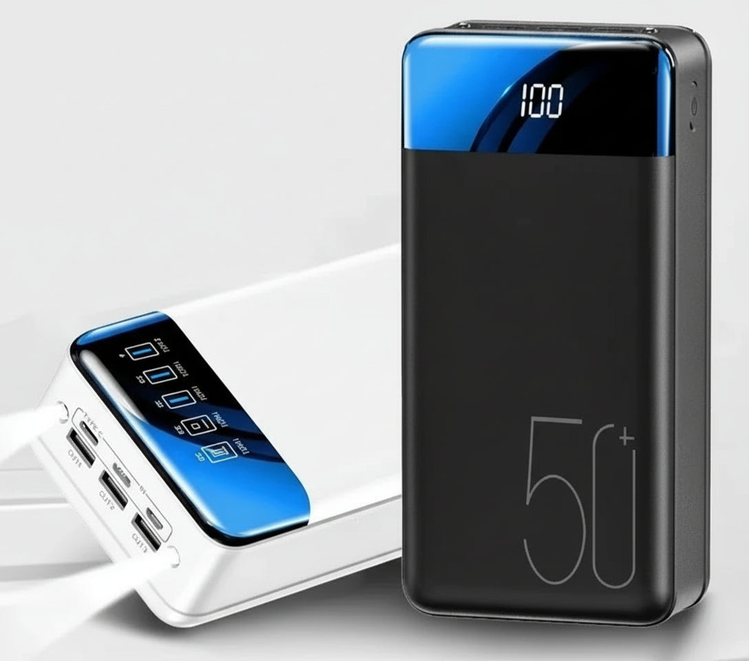 Ultra-High Capacity Portable Power Bank – Extended Backup Power for Phones, Tablets & Laptops