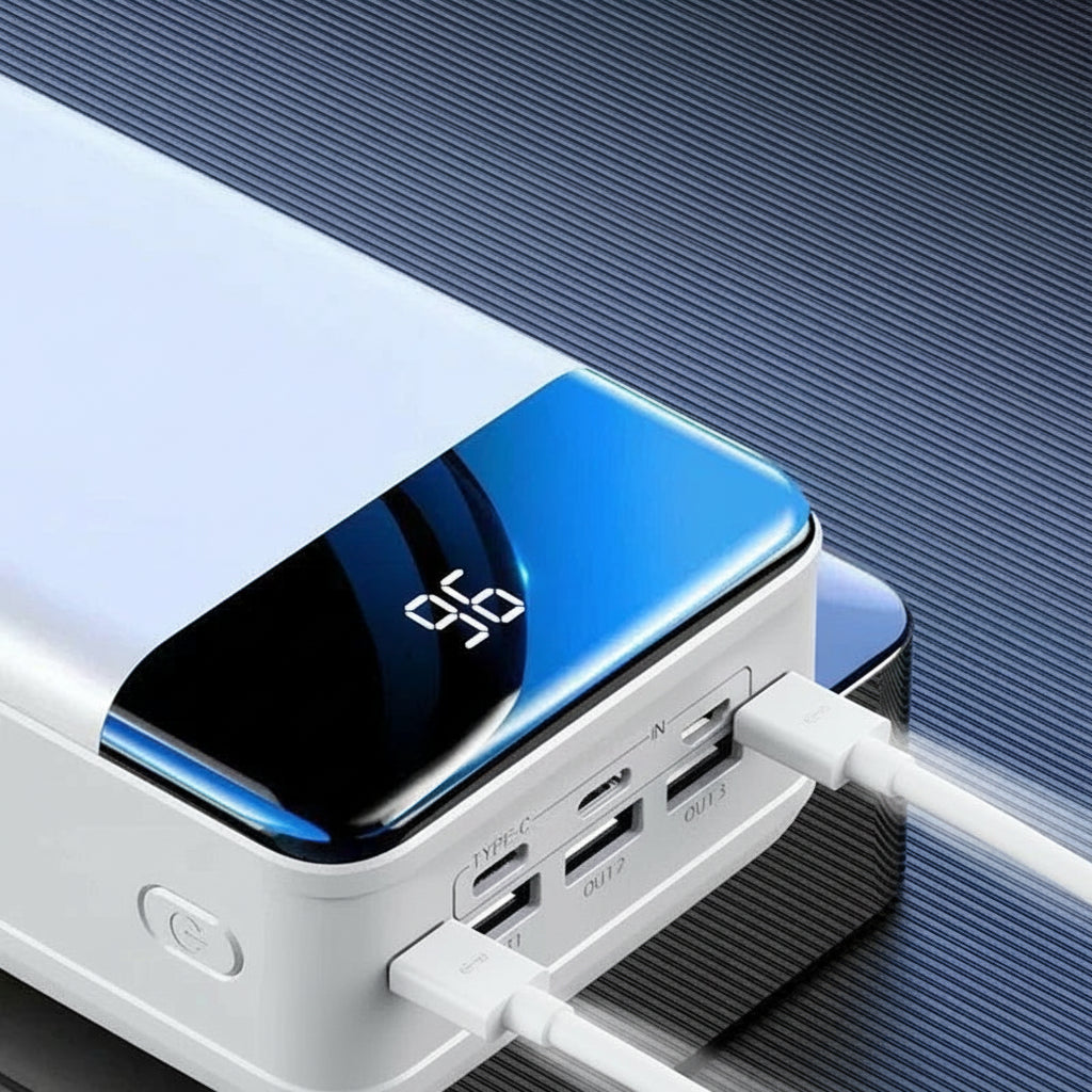 Ultra-High Capacity Portable Power Bank – Extended Backup Power for Phones, Tablets & Laptops