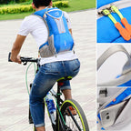 Ultra-Light Waterproof Backpack with Built-In Water Bladder – Hydration Pack for Hiking, Cycling and Outdoor Adventures