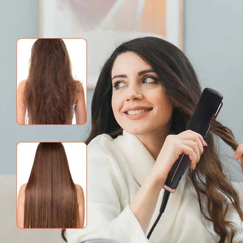 Ionic Hair Straightener for Smooth Styling – Wide Plate Hair Tool for Fast Straightening and Everyday Home Use