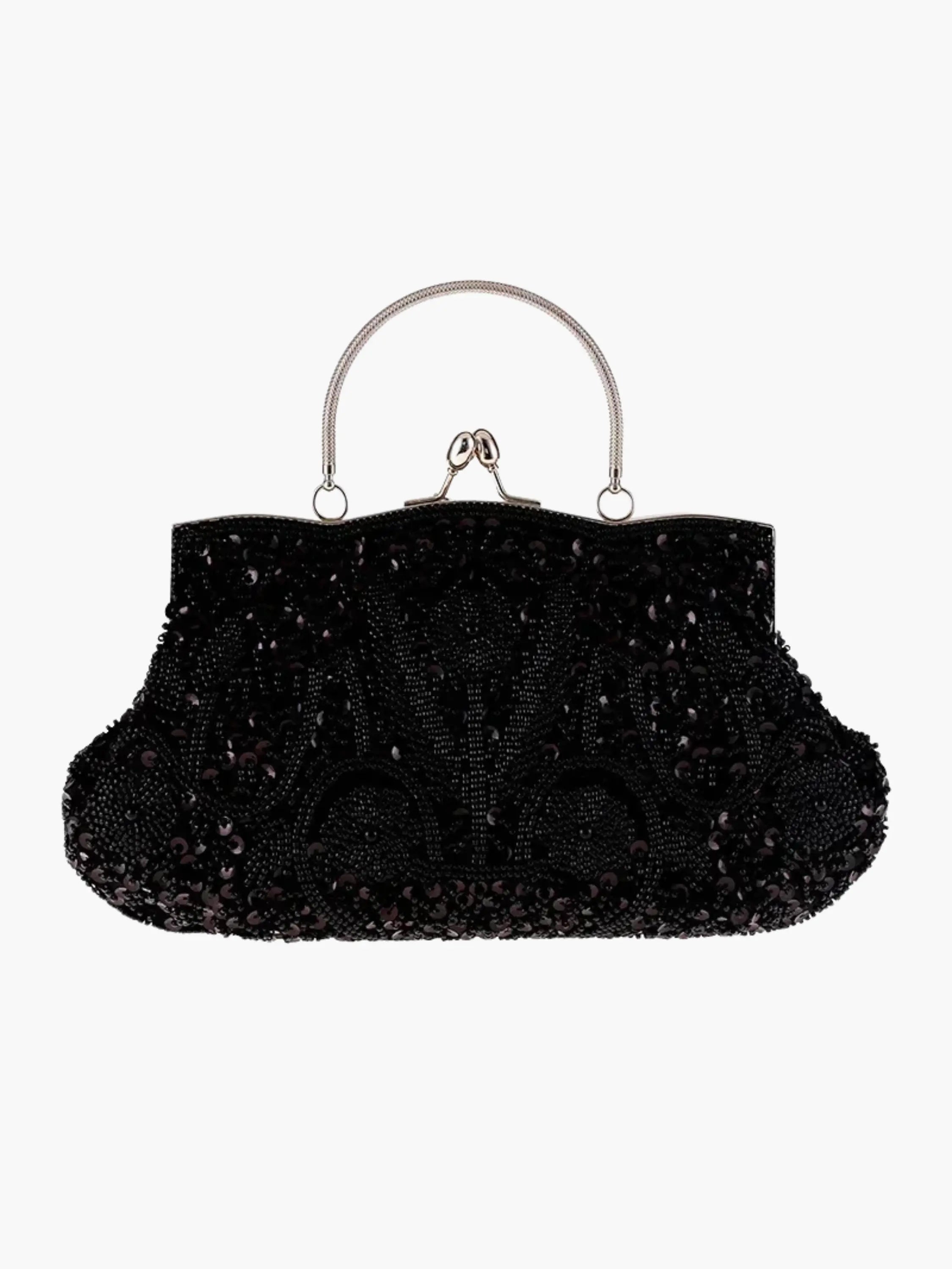 Embroidered Handbag with Vintage Charm – Elegant Shoulder Bag for Everyday Wear, Work and Casual Outfits