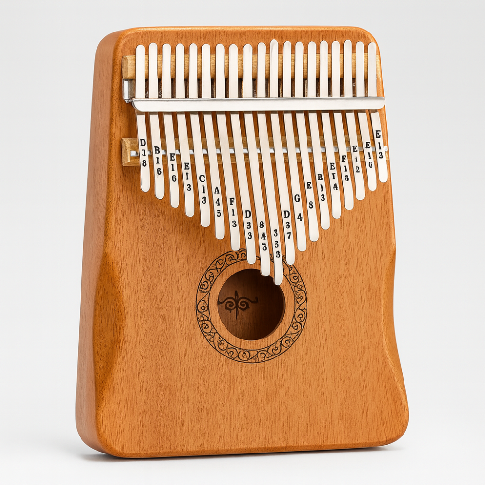 Portable 17-Key Kalimba Thumb Piano for Beginners – Compact Handheld Musical Instrument for Relaxation and Practice