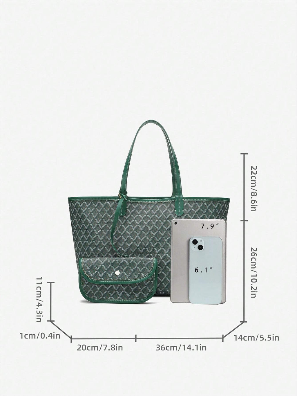 Lightweight Shoulder Tote Bag – Spacious Everyday Carry for Students & Daily Use