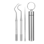 Stainless Steel Dental Explorer and Scraper for Oral Care – Precision Tool for Plaque Removal and Daily Dental Hygiene