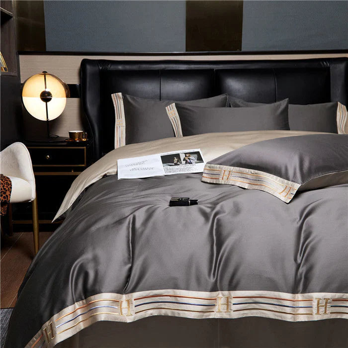 Luxury Embroidered Bedding Set for Bedroom Decor – Elegant Bed Linen for Comfortable Sleep and Stylish Interiors