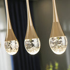 Vetra Warm Glow Glass Pendant Light