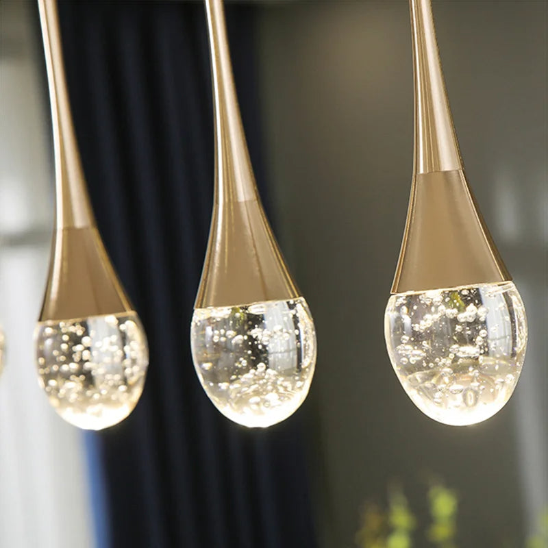 Vetra Warm Glow Glass Pendant Light