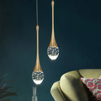 Vetra Warm Glow Glass Pendant Light