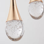 Vetra Warm Glow Glass Pendant Light