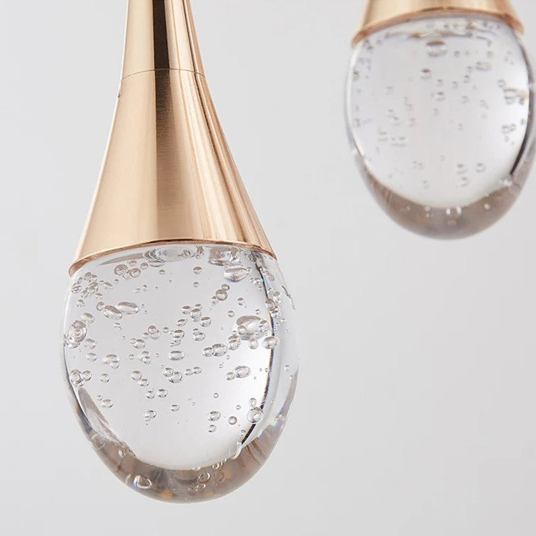 Vetra Warm Glow Glass Pendant Light