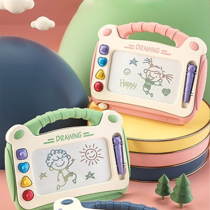Magnetic Drawing Board for Creative Play – Reusable Art Board for Kids’ Drawing, Learning and Imagination