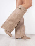 Chic Suede Women's Boots – Stylish and Comfortable