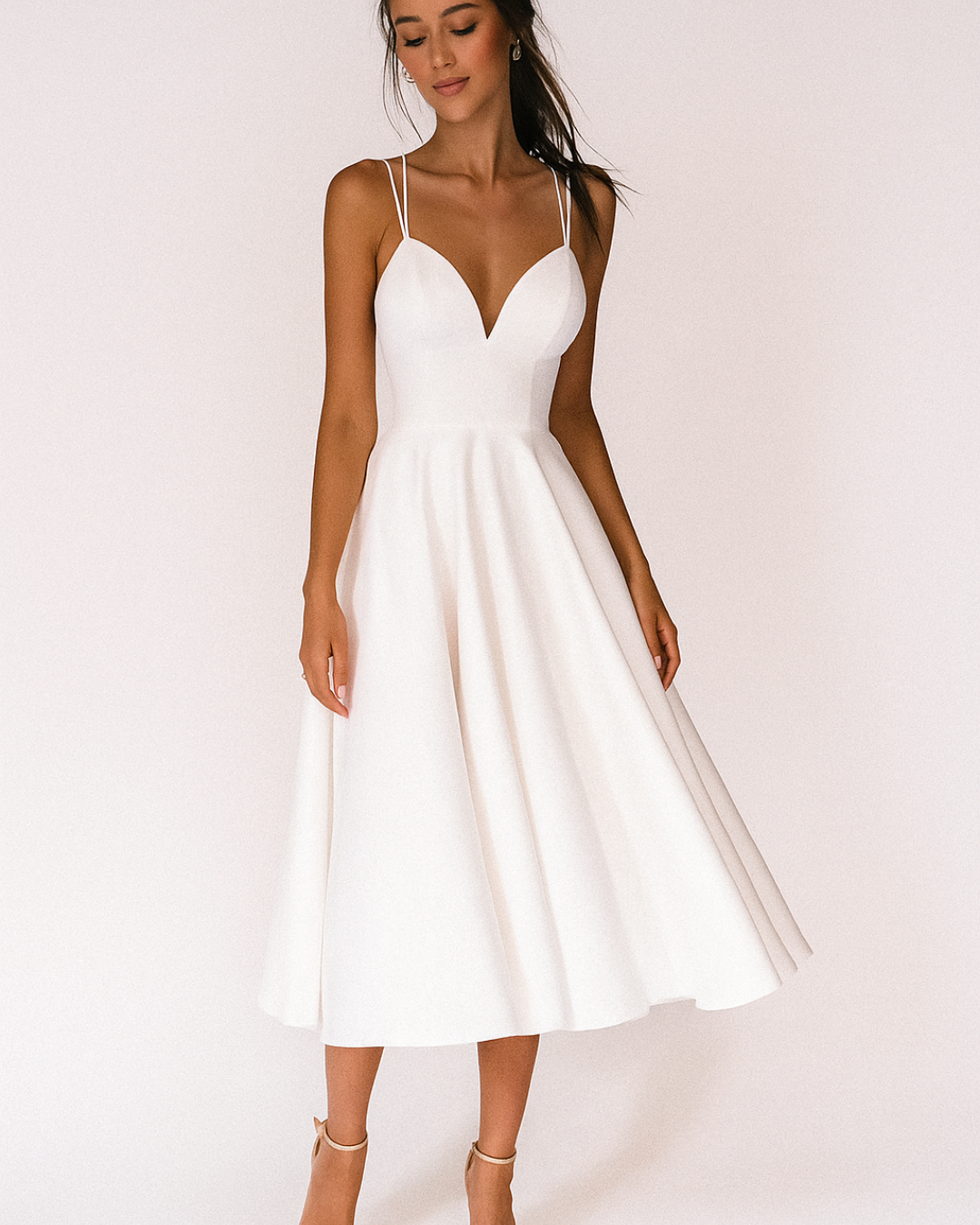 Daisy | Strappy Midi Dress for Women - Perfect for Wedding Guests