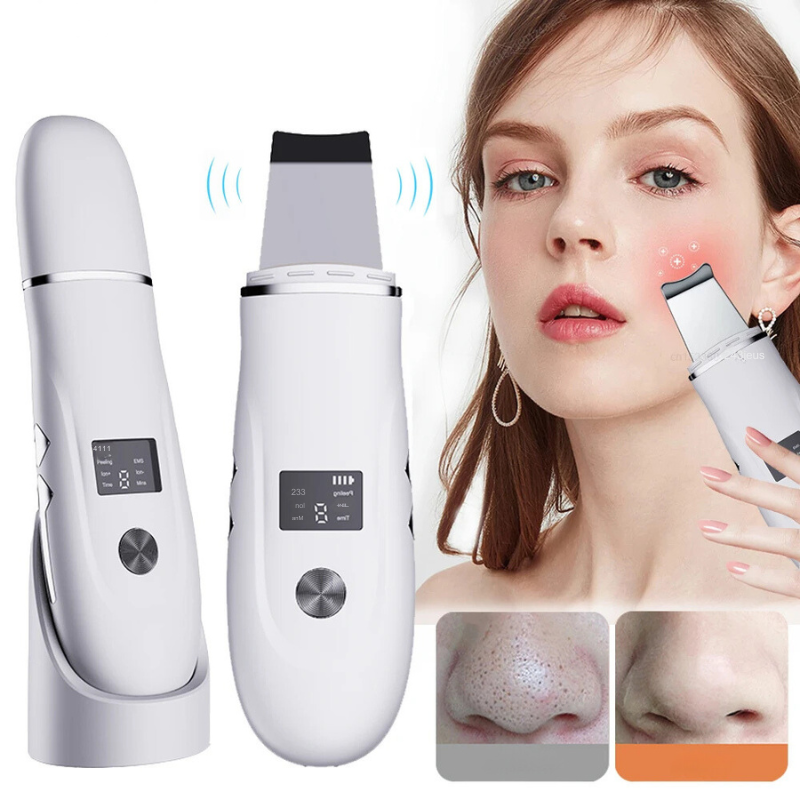Advanced Facial Exfoliator for Deep Cleansing – Electric Skincare Tool for Smooth Skin and Daily Face Care
