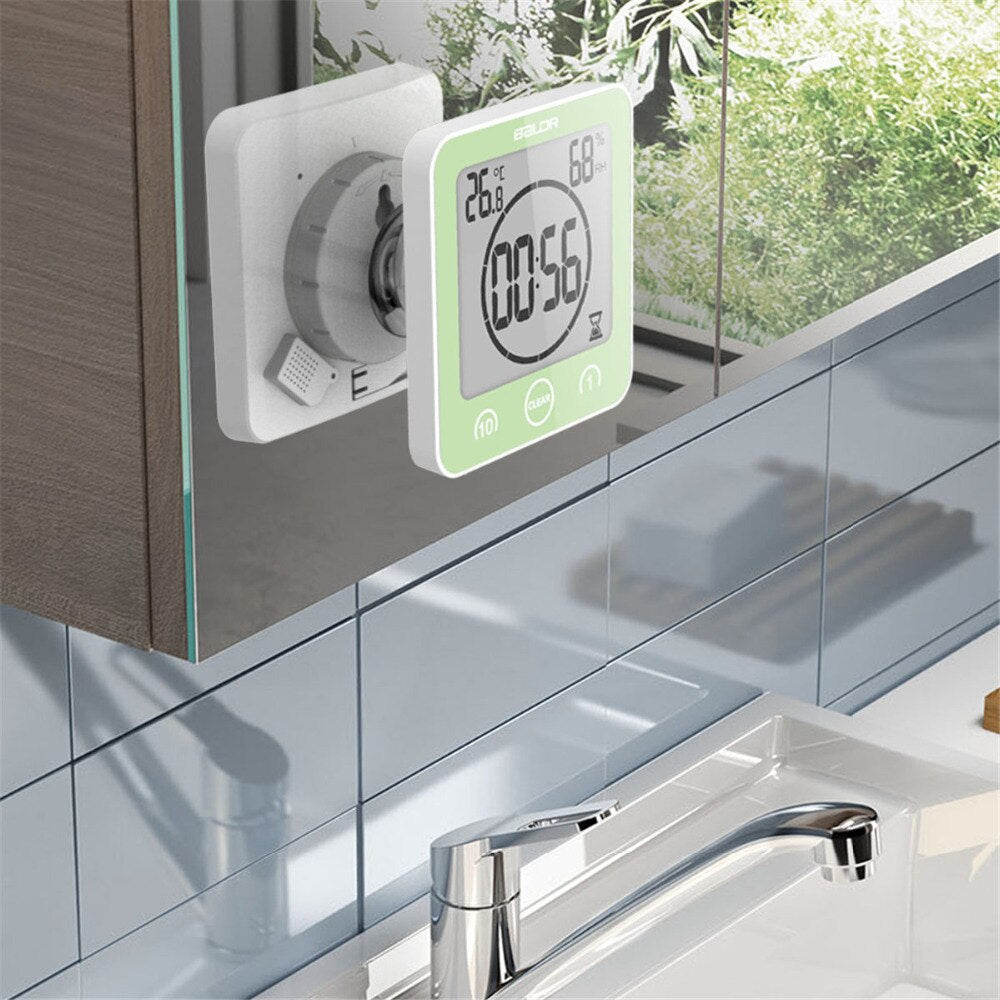Waterproof Shower Timer for Bathroom Use – Easy Time Tracker for Shower Routines and Daily Time Management
