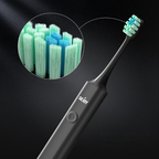 Rechargeable Electric Toothbrush with Replacement Brush Heads – Daily Oral Care Device for Effective Cleaning and Home Use