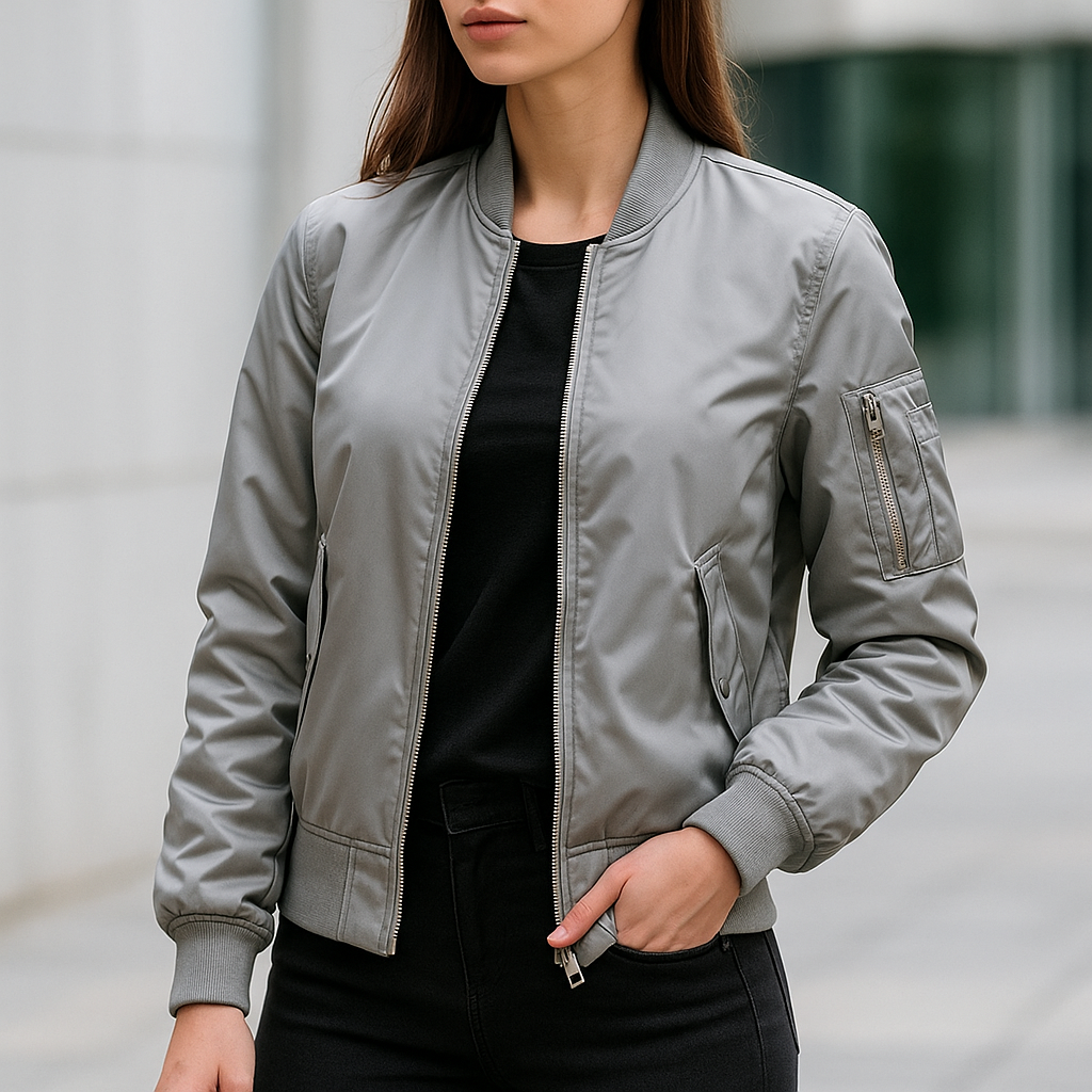 Daphne Unisex Lightweight MA-1 Bomber Jacket - Classic Warmth