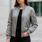 Daphne Unisex Lightweight MA-1 Bomber Jacket - Classic Warmth